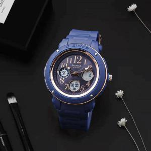 D-ZINER ORIGINAL JAM TANGAN SPORT WANITA DUAL TIME ANALOG DIGITAL AKTIF ORIGINAL 100% WaterProof