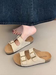 [Free Shipping] Womens outdoor slippers 2025 summer new vintage sandals versatile soft-soled slip-on anti-slip with a high-end feel