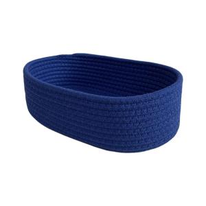 Cotton Rope Woven Basket Practical Desktop Storage Box for Sundries Makeup Cosmetic Accessories Organizer