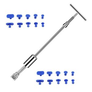 DAWEIF T Rod Car Dent Repair Tools DIY with Gasket Dent Puller Tool Kit Adjustable Manual Lever Auto Body Repair Set Auto Metal Body Repair