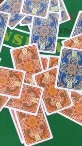 ไพ่ SDSXPlaying พลาสติก บาคาร่า เท็กซัส โฮลเอ็ม ไพ่โป๊กเกอร์ PVC เกมกระดาน ไพ่สีแดงและสีน้ำเงิน กันน้ำ ไพ่ที่สวมใส่ได้ FYK