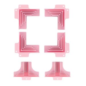 GIORGIONE 6/8Pcs Creative Corner Fixed Clamp Bookbinding DIY Scrapbooking Corner Holding Tool Corner Guides Holding Tools Divider Assembly Clamps Box Making