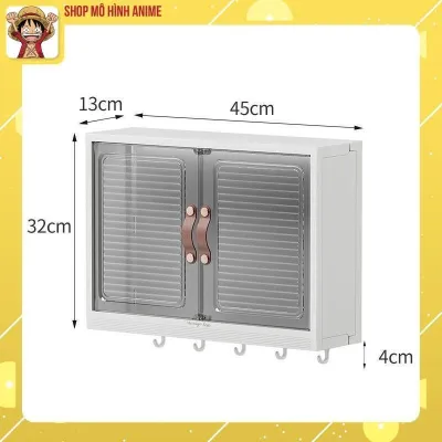 Tủ Nhà Tắm Kệ Đa Năng Đựng Mĩ Phẩm Nước Hoa Treo Tường 3 Tầng Không Thấm Nước Không Cần Đục Lỗ Chống Bụi Bẩn