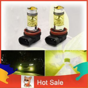 2Pcs LED Fog Light H11/H8 – 100W Yellow 4300K Anti-Fog 1500LM Waterproof DRL Compatible