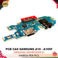 PCB CAS / PAPAN BOARD CONNECTOR CHARGER SAMSUNG A10 - A105F ORIGINAL. 