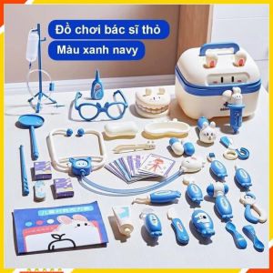 Đồ chơi bác sĩ cao cấp có xe đẩy đo huyết áp có đèn và nhạc cho bé