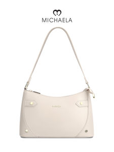MICHAELA Exquisite Underarm Bag with Metal Studs Curved Shoulder Bag for Office Dating HB7504046 XP