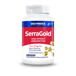 ENZYMEDICA SerraGold 💝 เอนไซม์ Serrapeptase ช่วยบรรเทาอาการเจ็บปวดตามข้อต่อแล้วกล้ามเนื้อ