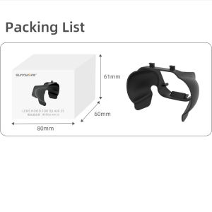 Ốp bảo vệ ống kính Sunnylife cho DJI Air 2S chụp ống kính gimbal bảo vệ camera chống xước che nắng nắp bảo vệ ống kính cho Mavic Air 2