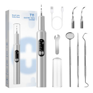 CURVY MOON T11 New Home Sonic Scaler Modern Family Dental Care Appliance 38KHZ Remove Tartar & Stains IPX6 Full Kit