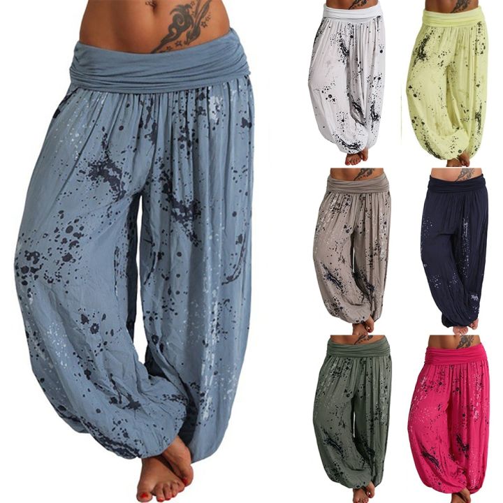 Ready Stock 2021 Casual Men Women Pants Thai Trousers Hippy Baggy Boho