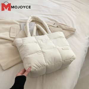 Nữ mojoyce rô Ví chần màu trơn nóc túi cầm tay dung tích lớn phụ nữ thường Ngày phụ nữ túi thời trang