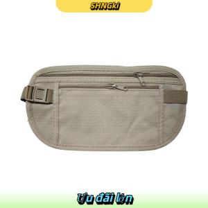 SHNGki 1PC phổ thể thao eo túi tiền vành đai cho du lịch phụ nữ và nam giới mỏng ẩn Ví du lịch điện thoại di động chống trộm Túi
