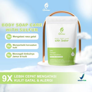 Sabun Queensi Soap Care Acne Soap Brightening Soap & Body Soap Care With Sulfur - Membantu Mencerahkan Mengatasi Jerawat dan Gatal