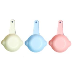 Scooper thìa nhỏ Dog Cup cho mèo Scoop dễ dàng scooping đầy màu sắc vật liệu PP cho ướt và khô