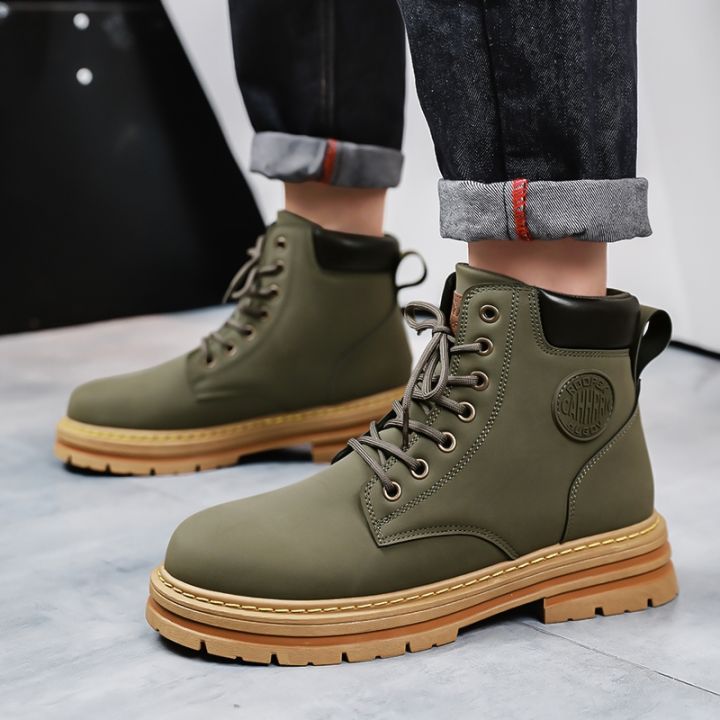 2025 Fashion Boots Korean Style Trendy For men High Cut Shoe 39-44