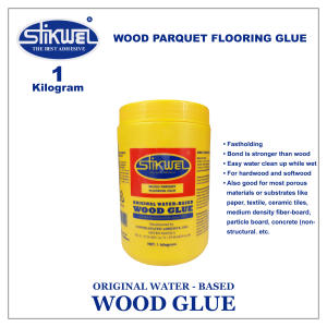 Stikwel Adhesive Wood Parquet Flooring Glue Water Based Wood Glue - 250g / 500g / 1kg / 4kg