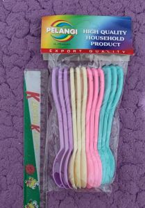 Sendok es / Sendok jus Plastik / Sendok anak / Sendok minuman panjang plastik