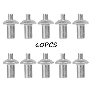 60PCS Hammer Drive Expansion Screws/Tapping Aluminum Nails/Rivets Fasteners Hardware Fixing Tool