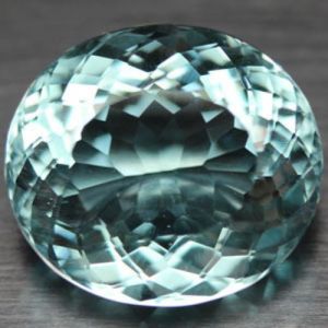 Amazing Natural Light Blue Brazil Quartz 27.20 Cts. Round Cut Eye Clean Grade AAA+ Loose Gemstone
