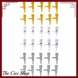 [The Cici Shop] 10Pcs Aquarium Air Line Tubing Volume Flow Control Valve Oxygen Air Pump Tank
