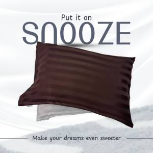 SNOOZE ปลอกหมอน สวมหมอน กันไรฝุ่น เนื้อสัมผัสเนียนนุ่ม ป้องกันการเกิดริ้วรอยบนใบหน้า