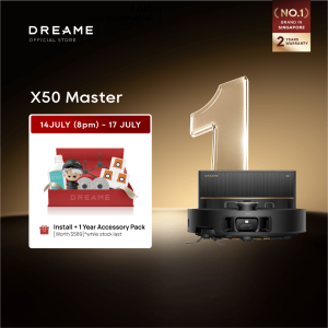 【GRAND LAUNCH】Dreame X60 Ultra/Master & X50 Pro Ultra & X50 Ultra Robot Vacuum | FIRST 8.8CM CLIMBING ROBOT | 36000Pa Suction Power