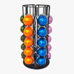 {SG} Vertuoline Coffee Pod Holder 360 ° Rotating Rack Coffee Capsule Holder Organizer Drawer for 30 40 Pods