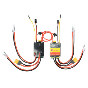 diymore 30A 50A Dual-Channel Bidirectional Brushed ESC with PWM Signal Input Suitable for RC Cars RC Boats Tracked Vehicles