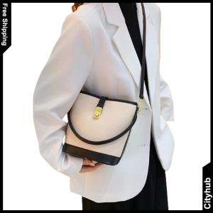 Lightweight Womens Crossbody Bag with Top Handle Durable PU Leather for Travel and Shopping