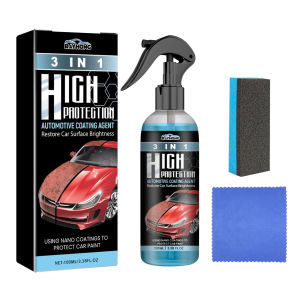 Rayhong 3-in-1 Coating Agent (Blue) - Removes Oil Stains Polishes Protects Repairs Scratches Cleans and Maintains Car Paint Coating Agent