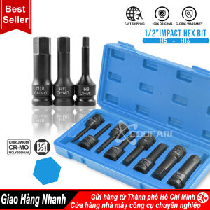 Bộ Khẩu Lục Giác 1/2 Inch 8-10 Chi Tiết Kích Thước H5-H19 Chất Lượng Cao