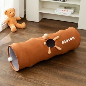 V.TOP Lorong Mainan Hewan 1.2M Kucing Pet Cat Toy Cat Tunnel Pet Runway Dapat Dilipat
