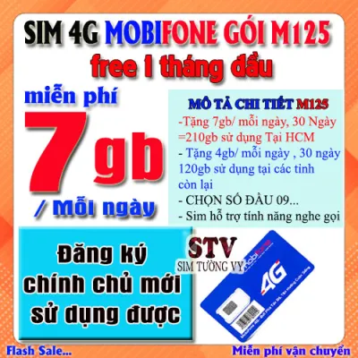 Sim 4G 5G Mobifone Trọn Gói 1 Năm 12MDT50 (5GB/NGÀY X 12 THÁNG) 12MDT150 (500GB/THÁNG X 12 THÁNG ) MDT350 FREESHIP-Chưa kích hoạt