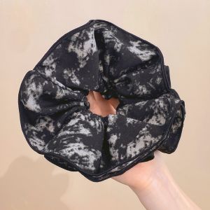 Mực trang nhã rửa mô hình scrunchie lớn cho phụ nữ dây buộc tóc phong cách cổ điển với độ co giãn cao hoàn hảo cho kiểu tóc đuôi ngựa và búi tóc