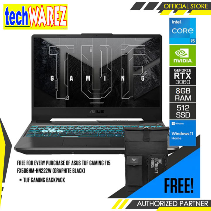 Asus TUF GAMING F15 FX506HM-HN222W FHD 144Hz Intel Core