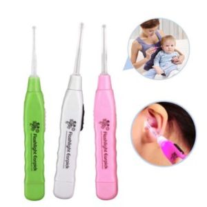Ear Care Plastic Flashlight Earpick Ear Wax Cleaner Tool