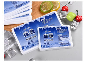 180-600ml Instant Cloth Ice Pack Bag Self-Absorbent Repeated Use Express Refrigerated Fresh-keeping Ais Beg