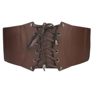 Uniquer PU Leather Waist Belt Corset Elastic Solid Color Belts For Women Slimming Waistband Wide Belts for Dress Coat