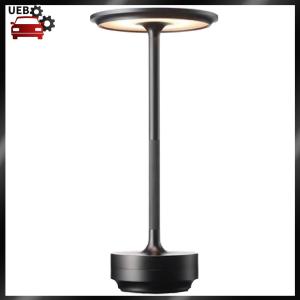 [Ueb Wholesale Mall] Rechargeable Metal Table Lamp Dimmable Portable LED Desk Lamp with 3 Color Modes for Indoor Outdoor Restaurant Living Room Bedroom