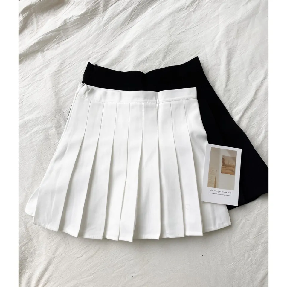 Mua Chân váy xếp ly Tennis Skirt Chữ A Dáng Ngắn Thiết kế xếp ly đẹp rực rỡ  - Đen,XXL tại Jolie clothing store | Tiki