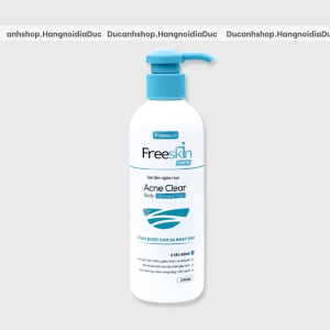 Gel tắm ngừa mụn Freeskin Forte 250ml - Giảm viem nang lông loại bỏ yếu tố gây mụn toàn thân