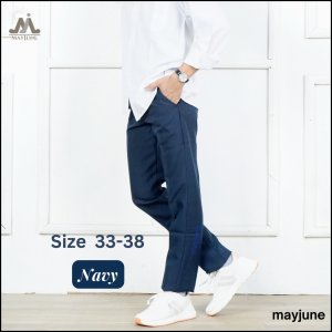 MAYJUNE Celana panjang pria Formal Slimfit Navy Size 27 - 38