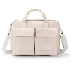 MINGKE Laptop Bag 13 14 15.6 inch Handbag for Women Casual Shockproof Lightweight Fashion