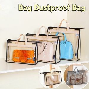 JACIRCLE Handbag Dust Bag PVC Waterproof Transparent Multipurpose Storage Bag Hanging Storage Bag with Zipper