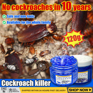 [No cockroaches in 10 years] Cockroaches repellent 120g Safe and non-toxic Continuously repel cockroaches for 180 days Cockroach bait Cockroaches killer for car Cockroaches trap Cockroaches killer Lips killer Ubat lipas paling berkesan 蟑螂藥