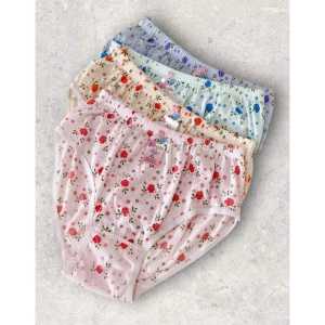 12 pcs celana dalam motif bunga wanita / celana dalam wanita lusinan