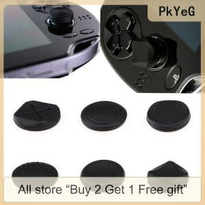 [COD] PkYeG Tool 6Pcs Silicone Analog Controller Thumb Stick Thumbstick Cap Protective Cover Case for Sony PlayStation Psvita PS Vita 1000 2000