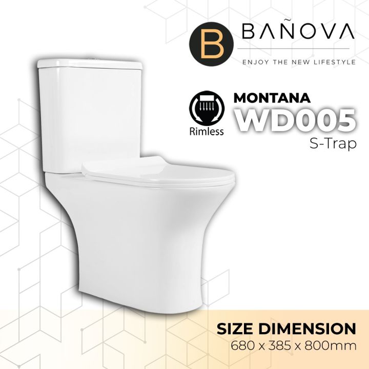 Banova Toilet Seat Cover Hinge Penutup Mangkuk Duduk Tandas (Seat Cover ...