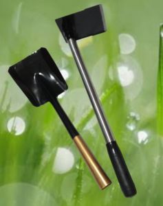 Cangkul sekop kebun bahan full besi tajam dan kuat isi 2pcs